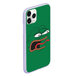 Чехол iPhone 11 Pro матовый Pepe skin, цвет: 3D-светло-сиреневый — фото 2