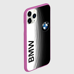 Чехол iPhone 11 Pro матовый Black and White BMW, цвет: 3D-фиолетовый — фото 2