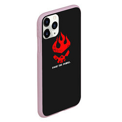 Чехол iPhone 11 Pro матовый Fight the power, цвет: 3D-розовый — фото 2