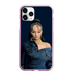 Чехол iPhone 11 Pro матовый Jennie jeans, цвет: 3D-розовый