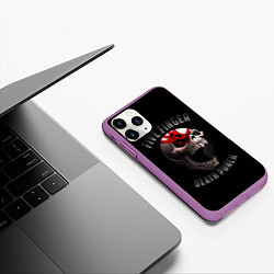 Чехол iPhone 11 Pro матовый Five Finger Death Punch 5FDP, цвет: 3D-фиолетовый — фото 2