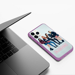 Чехол iPhone 11 Pro матовый Blackpink Squad, цвет: 3D-фиолетовый — фото 2