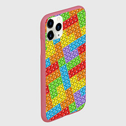 Чехол iPhone 11 Pro матовый POP IT SIMPLE DIMPLE, цвет: 3D-малиновый — фото 2
