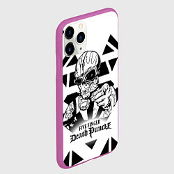 Чехол iPhone 11 Pro матовый Five Finger Death Punch, цвет: 3D-фиолетовый — фото 2
