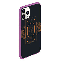 Чехол iPhone 11 Pro матовый MOONLIGHT СВЕТИ КАК ЛУНА, цвет: 3D-фиолетовый — фото 2