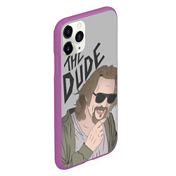 Чехол iPhone 11 Pro матовый The Dude, цвет: 3D-фиолетовый — фото 2