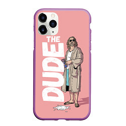 Чехол iPhone 11 Pro матовый The Real Dude, цвет: 3D-фиолетовый