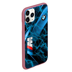 Чехол iPhone 11 Pro матовый BMW, цвет: 3D-малиновый — фото 2