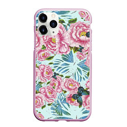 Чехол iPhone 11 Pro матовый Фантазия, цвет: 3D-розовый