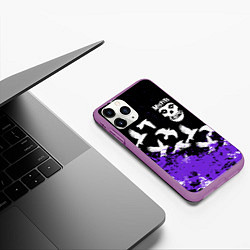 Чехол iPhone 11 Pro матовый MISFITS 6, цвет: 3D-фиолетовый — фото 2