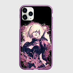 Чехол iPhone 11 Pro матовый 2B ROSES, цвет: 3D-фиолетовый