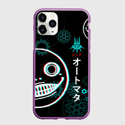 Чехол iPhone 11 Pro матовый Nier: Automata, цвет: 3D-фиолетовый