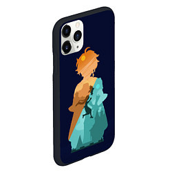 Чехол iPhone 11 Pro матовый Aerher GI, цвет: 3D-черный — фото 2