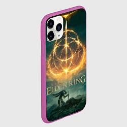 Чехол iPhone 11 Pro матовый Elden Ring key art, цвет: 3D-фиолетовый — фото 2