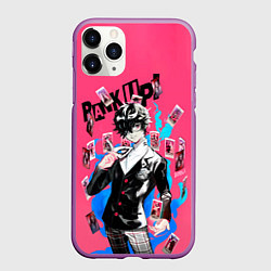 Чехол iPhone 11 Pro матовый Амамия, цвет: 3D-фиолетовый