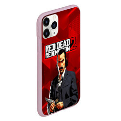 Чехол iPhone 11 Pro матовый Rockstar Games, цвет: 3D-розовый — фото 2