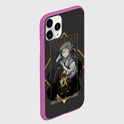 Чехол iPhone 11 Pro матовый Fatuba, цвет: 3D-фиолетовый — фото 2