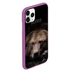 Чехол iPhone 11 Pro матовый Русский MEDVED, цвет: 3D-фиолетовый — фото 2