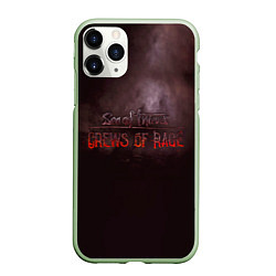 Чехол iPhone 11 Pro матовый Crews of rage, цвет: 3D-салатовый