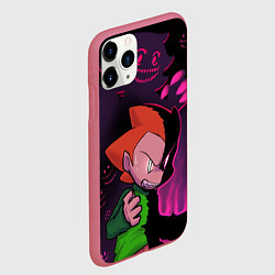 Чехол iPhone 11 Pro матовый Friday Night Funkin FNF, цвет: 3D-малиновый — фото 2
