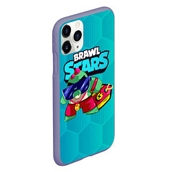 Чехол iPhone 11 Pro матовый Базз Buzz Brawl Stars, цвет: 3D-серый — фото 2