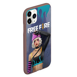 Чехол iPhone 11 Pro матовый Free Fire Даша, цвет: 3D-коричневый — фото 2