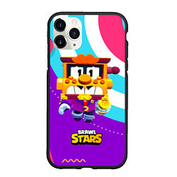 Чехол iPhone 11 Pro матовый Грифф Griff Brawl Stars, цвет: 3D-черный