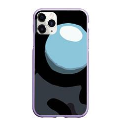 Чехол iPhone 11 Pro матовый Among Us, цвет: 3D-светло-сиреневый