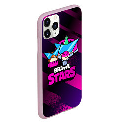Чехол iPhone 11 Pro матовый Плохиш Базз Buzz Brawl Stars, цвет: 3D-розовый — фото 2