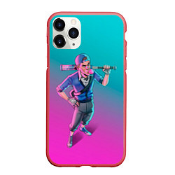 Чехол iPhone 11 Pro матовый Будь как разведчик, цвет: 3D-красный