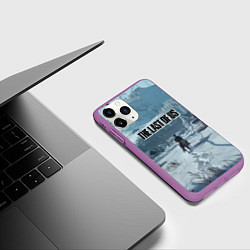 Чехол iPhone 11 Pro матовый Элли в деревне, цвет: 3D-фиолетовый — фото 2