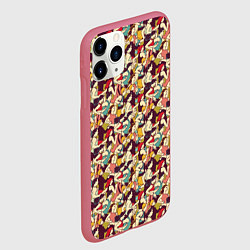 Чехол iPhone 11 Pro матовый Марафон, цвет: 3D-малиновый — фото 2