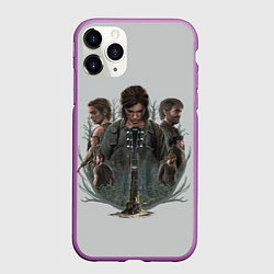 Чехол iPhone 11 Pro матовый Hard story, цвет: 3D-фиолетовый