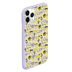 Чехол iPhone 11 Pro матовый Кубок Дэвиса, цвет: 3D-светло-сиреневый — фото 2