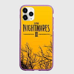 Чехол iPhone 11 Pro матовый LITTLE NIGHTMARES ЛЕС, цвет: 3D-фиолетовый