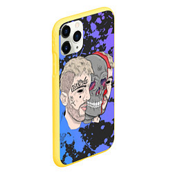 Чехол iPhone 11 Pro матовый Lil Scull, цвет: 3D-желтый — фото 2