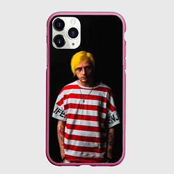 Чехол iPhone 11 Pro матовый Андрей Федорович, цвет: 3D-малиновый