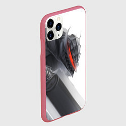 Чехол iPhone 11 Pro матовый Anime Berserk, цвет: 3D-малиновый — фото 2