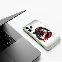 Чехол iPhone 11 Pro матовый Берсерк - Berserk, цвет: 3D-салатовый — фото 2