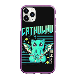 Чехол iPhone 11 Pro матовый CatHulhu