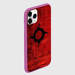Чехол iPhone 11 Pro матовый Thousand sons, цвет: 3D-фиолетовый — фото 2
