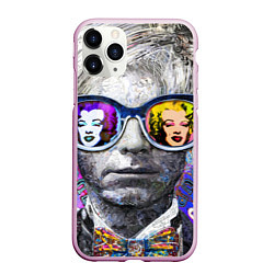 Чехол iPhone 11 Pro матовый Andy Warhol Энди Уорхол, цвет: 3D-розовый