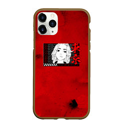 Чехол iPhone 11 Pro матовый МИККИ RED EDITION, цвет: 3D-коричневый