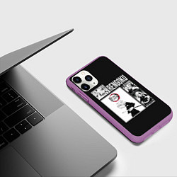 Чехол iPhone 11 Pro матовый Rengoku, цвет: 3D-фиолетовый — фото 2