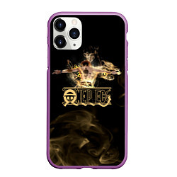 Чехол iPhone 11 Pro матовый Портгас Д Эйс One Piece, цвет: 3D-фиолетовый