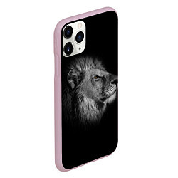 Чехол iPhone 11 Pro матовый Гордый лев, цвет: 3D-розовый — фото 2