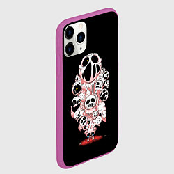 Чехол iPhone 11 Pro матовый В голове Айзека, цвет: 3D-фиолетовый — фото 2