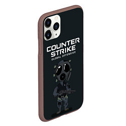 Чехол iPhone 11 Pro матовый CS GO COUNTER TERRORIS Z, цвет: 3D-коричневый — фото 2