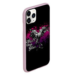 Чехол iPhone 11 Pro матовый Three Days Grace, цвет: 3D-розовый — фото 2