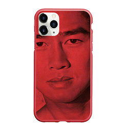 Чехол iPhone 11 Pro матовый Van Darkholm Gachimuchi, цвет: 3D-красный